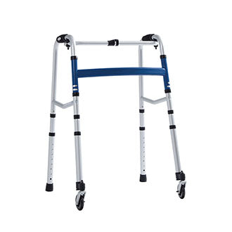 DEAMBULATORE FISSO KD CON RUOTE PIROETTANTI DA 3”
