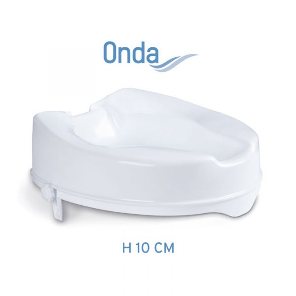 Rialzo per water con blocco laterale, senza coperchio h 10cm – Onda