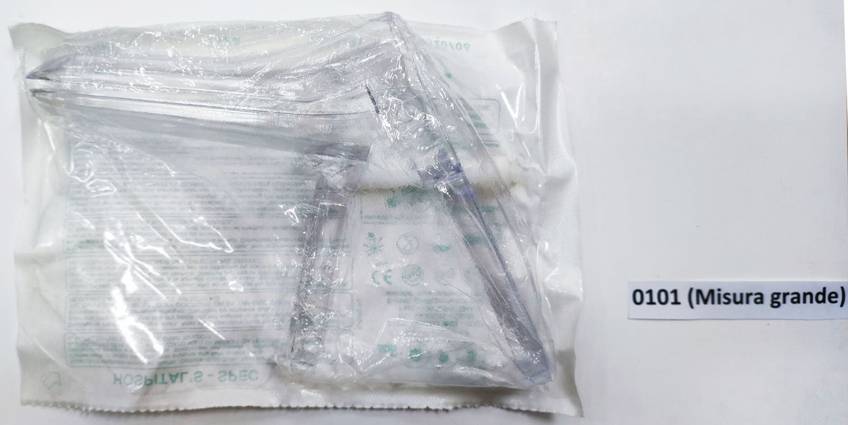 SPECULUM VAGINALE MONOUSO MODELLO A VITE LATERALE STERILE