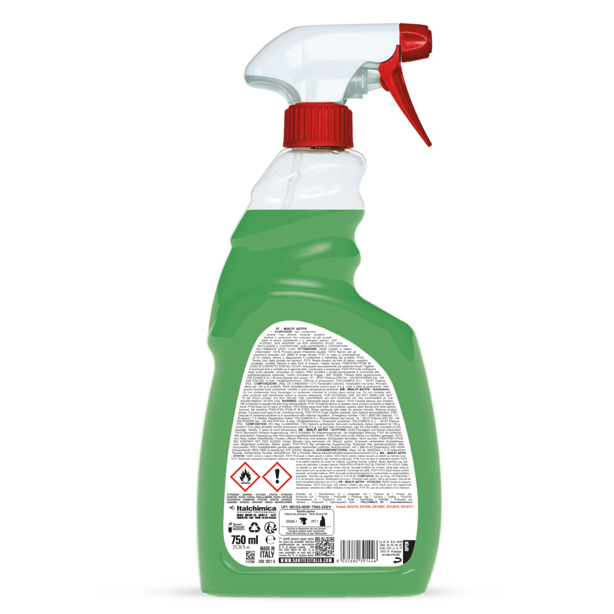 SANITEC MULTI ACTIV - confezione da 6 pezzi x 750ml