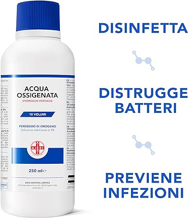 AIESI® Acqua Ossigenata - confezione da 12 pezzi x 250ml