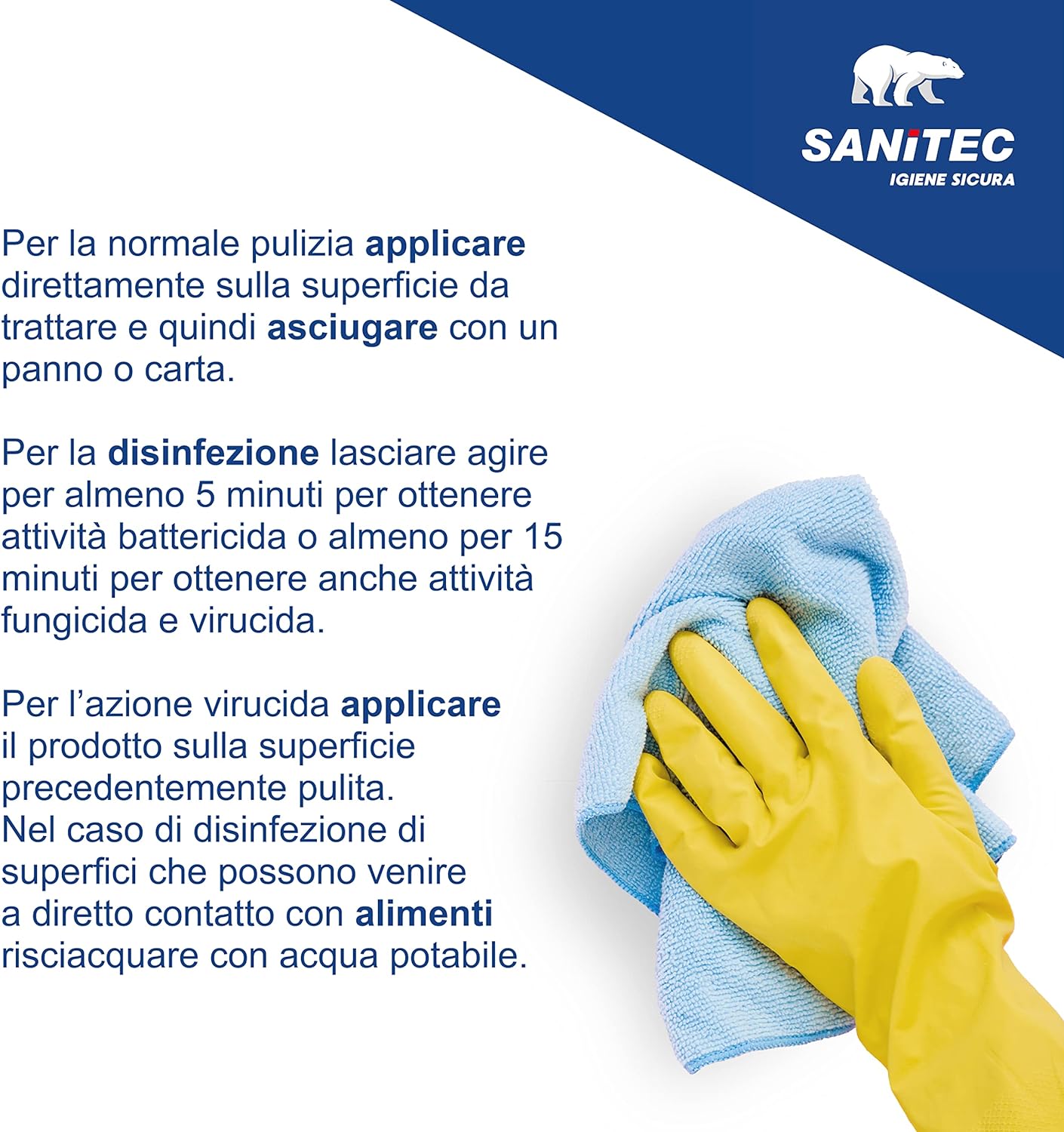 SANITEC MULTI ACTIV - confezione da 6 pezzi x 750ml