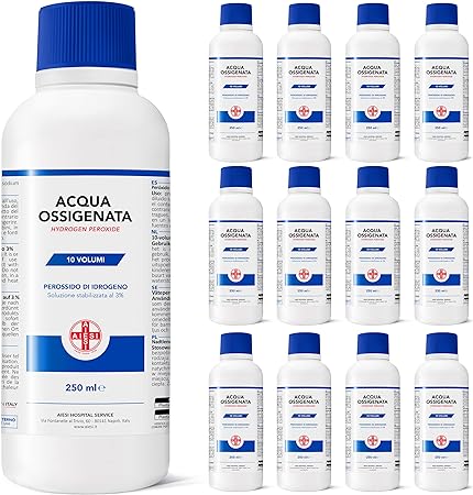 AIESI® Acqua Ossigenata - confezione da 12 pezzi x 250ml