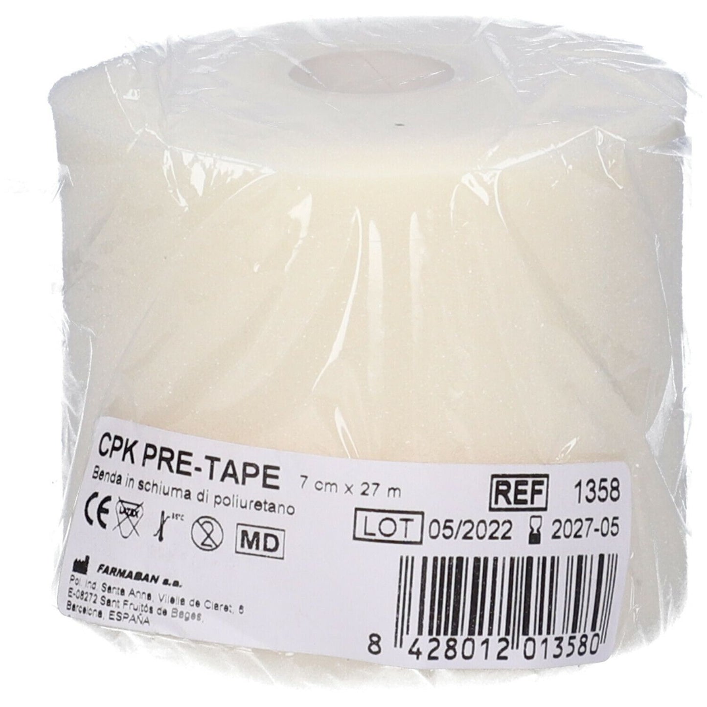 CPK PRE-TAPE Salvapelle  7 cm x 27 mm
