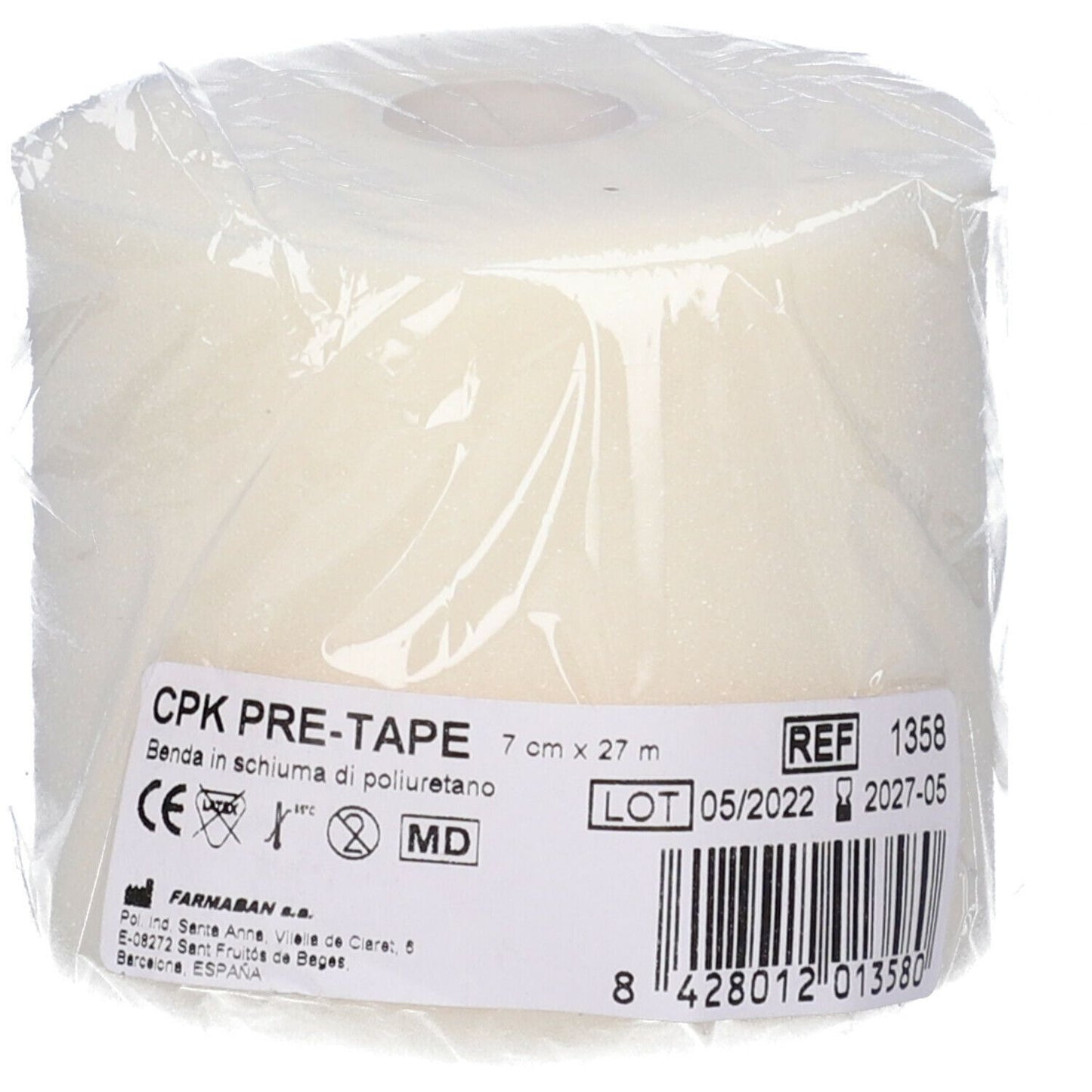 CPK PRE-TAPE Salvapelle  7 cm x 27 mm
