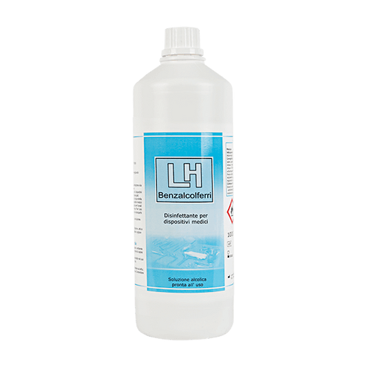 LH BENZALCOLFERRI Disinfettante per dispositivi medici - confezione da 12 pezzi x 1000ml
