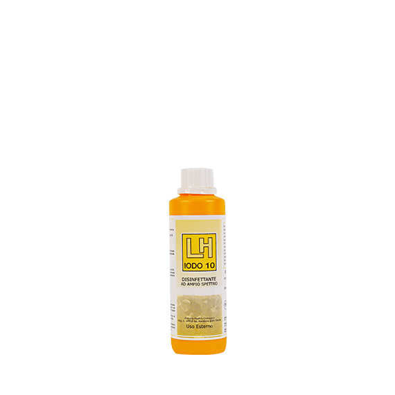 LH IODO 10 Iodopovidone Betadina - confezione da 12 pezzi x 1000ml