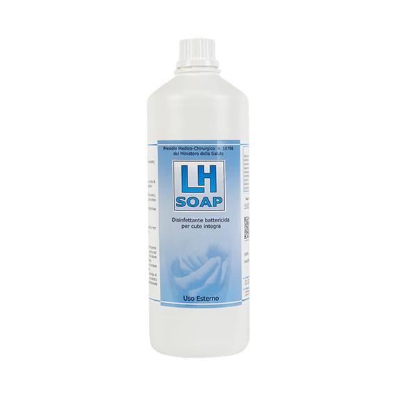 LH SOAP Disinfettante battericida per cute integra - confezione da 12 pezzi x 1000ml