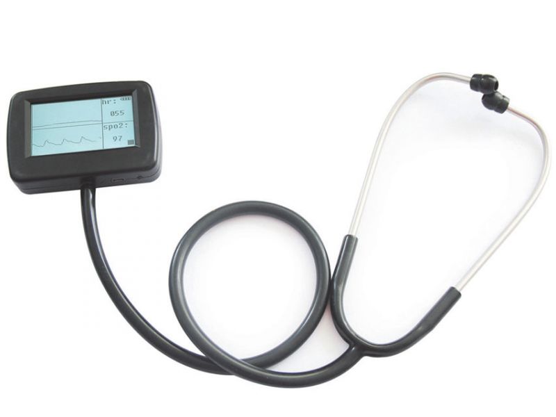 STETOSCOPIO ELETTRONICO MULTIFUNZIONE CMS-M CON SPO2