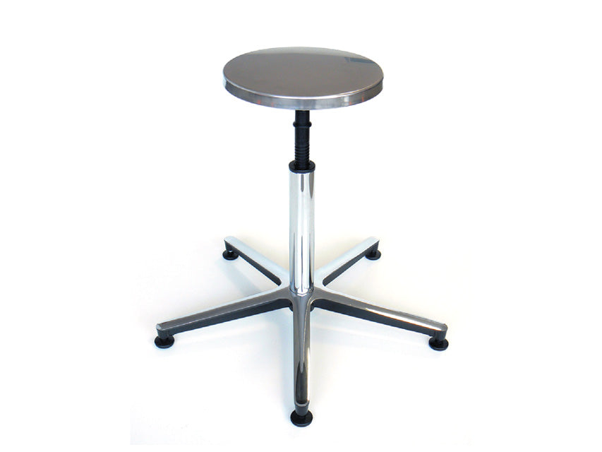 Sgabello base fissa in alluminio
