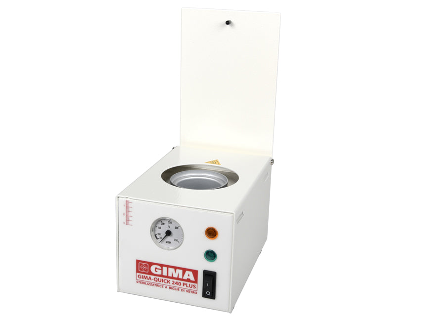 STERILIZZATORE A BIGLIE DI VETRO GIMA QUICK PLUS
