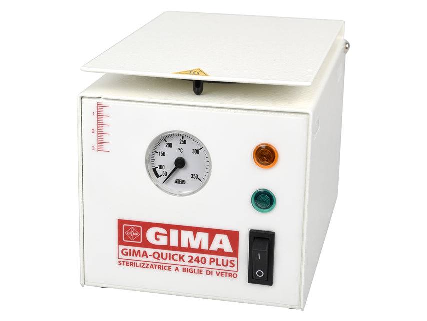 STERILIZZATORE A BIGLIE DI VETRO GIMA QUICK PLUS
