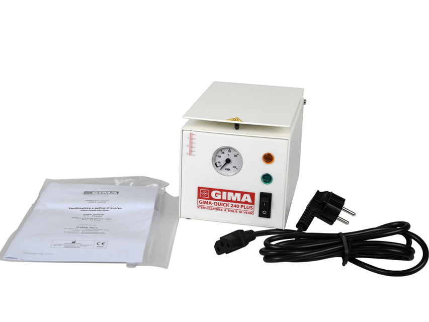 STERILIZZATORE A BIGLIE DI VETRO GIMA QUICK PLUS