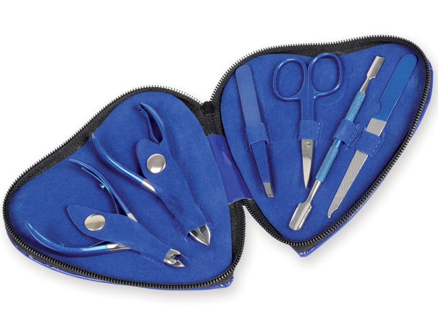 KIT PODOLOGIA CUORE - blu - 6 strumenti