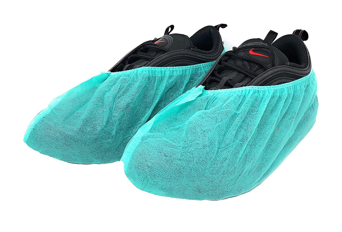 COPRISCARPE IN TNT VERDE 100PZ