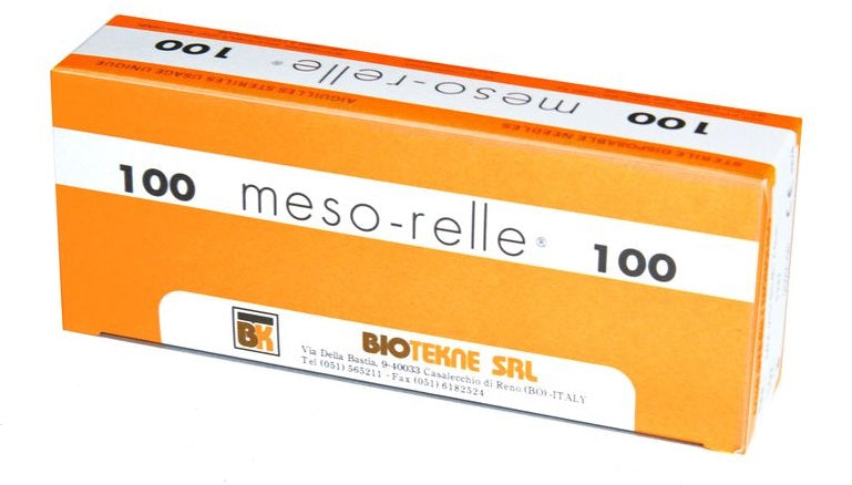 AGHI MESORELLE LUER PER MESOTERAPIA 27G X 4 MM (100PZ)