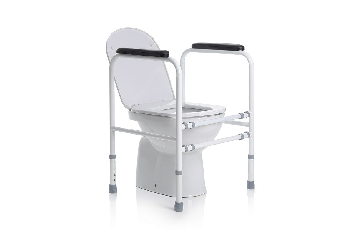 Sostegno per WC in acciaio verniciato regolabile in altezza – Serie Onda