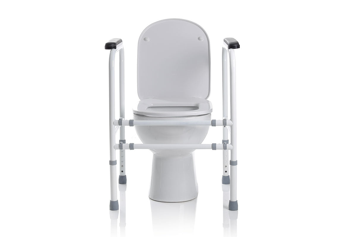 Sostegno per WC in acciaio verniciato regolabile in altezza – Serie Onda