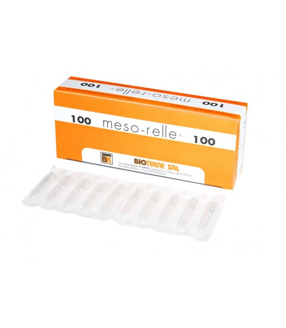 AGHI MESORELLE LUER PER MESOTERAPIA 27G X 4 MM (100PZ)