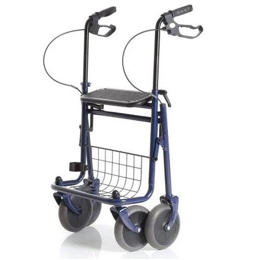 Rollator pieghevole in acciao verniciato – 4 ruote – Dyone