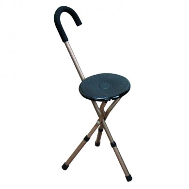 Bastone a sgabello in alluminio