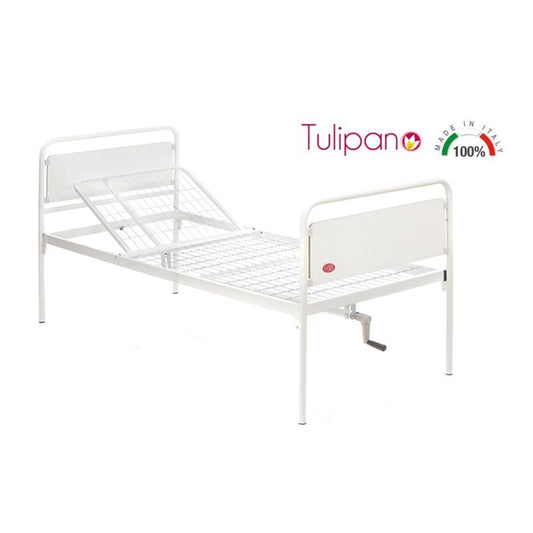Letto Per Degenza A Uno Snodo - Una Manovella - Larghezza 90cm