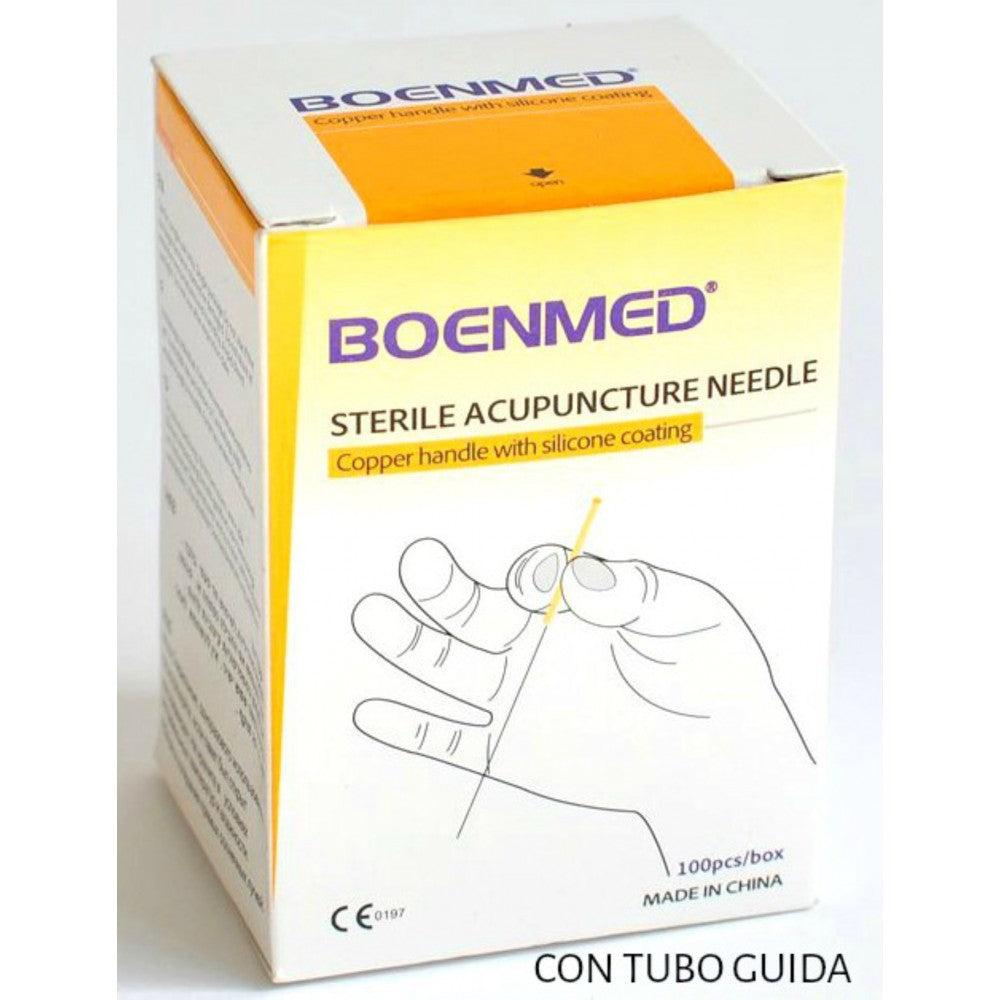 AGHI PER AGOPUNTURA - Manico in rame / con tubo guida