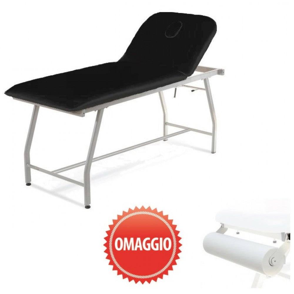 Lettino professionale per fisioterapia – Tubolare rettangolare in acciaio verniciato – Piano da 75 cm – Made in Italy – Rygel