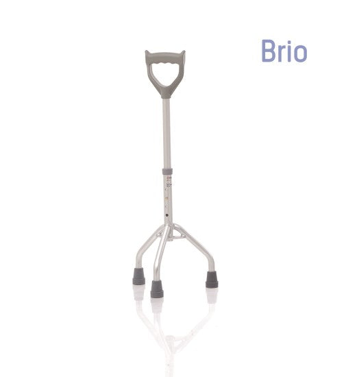 Tripode in alluminio anodizzato con manico chiuso – Impugnatura anatomica – Serie Brio