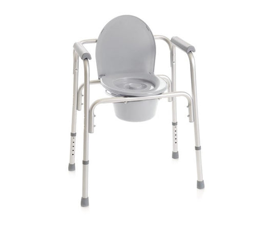 Rialzo stabilizzante per WC in alluminio anodizzato – 4 funzioni in 1 – Fissa - Serie Onda
