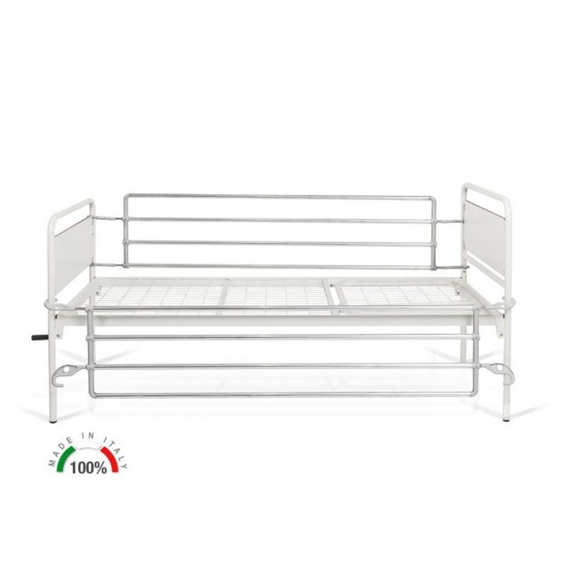 Sponde da letto ribaltabili in alluminio anodizzato