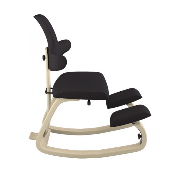 Sedia ergonomica Varier Thatsit Naturale - Nero